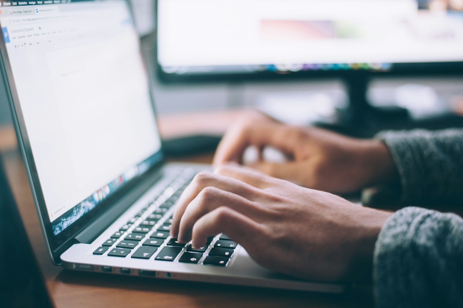 Contact us - laptop and communication